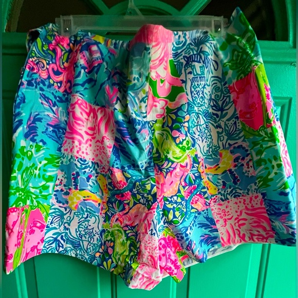 NWOT Lilly Pulitzer Simona Skort - Pop Up Back Together Again Patch - 14 - Picture 3 of 3